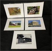 Five (5) New Matted Photos in Shrinkwrap
