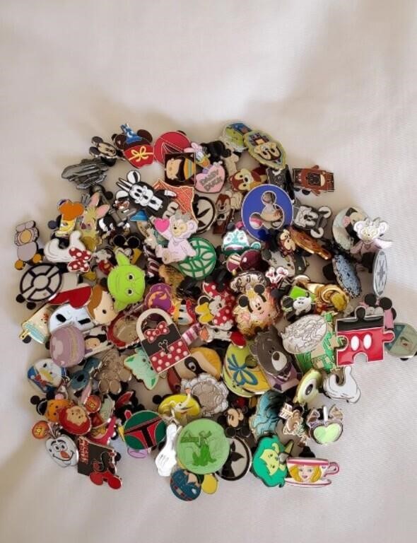 Lot of 200 Disney Pins NO DOUBLES Taken Out Of An