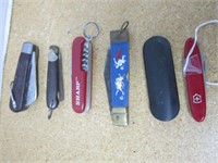 6 COLLECTIBLE POCKET KNIVES