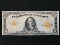 1922 $10 Gold Certificate FR-1173