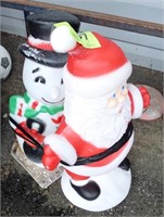 Santa & a Snowman