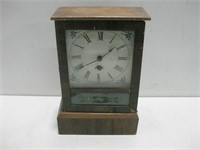 8"x 12"x 3.75" Mantel Clock Untested See Info