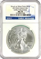 2013-W Silver Liberty Eagle MS-70 [Early Releases]