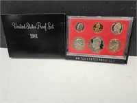 1981 US Proof Coin Set