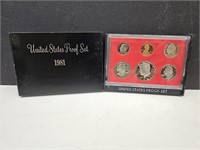 1981 US Proof Coin Set