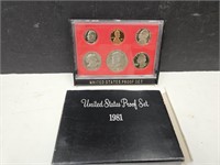 1981 US Proof Coin Set