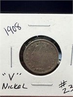 1908 V Nickel