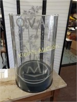 Lucite counter Display Case Locks! Movado