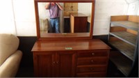 Solid Cherry Willet Dresser & Mirror