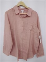 New women's shirt size extra large button up