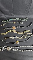 Lot of 7 Various Bolo Ties