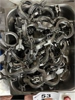 40 Stainless Steel 1.5" Triclover Pipe Clamps