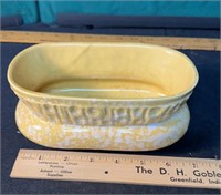 Vintage Yellow Glass Dish