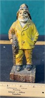 Vintage 1940's Syroco Wood Fisherman Captain 6"