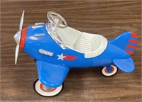 11" Blue Teleflora Gift airplane. No Shipping