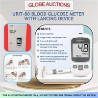 URIT-80 BLOOD GLUCOSE METER W/ LANCING DEVICE