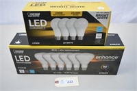 LED 100 watt replacement (3/4 in box), LED 65 watt