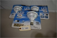 LED Par 38 Replacement Lamps. Dimmable NIB (x3)