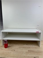 White cubby shelf