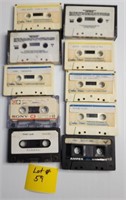 misc cassette tapes Marty Robins and  P Cline
