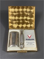 Vintage Gillette Ladies Razor In Compact