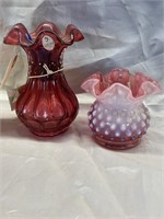 2 Fenton Vases