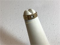 Ring, marked 10k, stone removed
