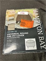 Hampton bay universal round fire pit cover