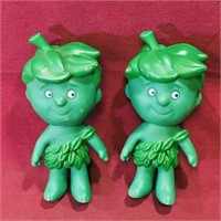 Pair Of Vintage Pillsbury Green Giant Toys