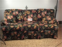 Destination by Century 3 Cushion Floral Couch 85"P