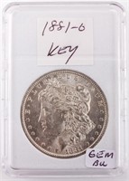 Coin 1881-O  Morgan Silver Dollar Gem B.U.