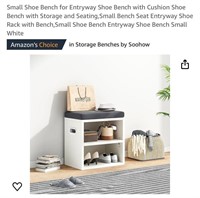 Small Shoe Bench for Entryway