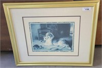 FRAMED DOG/CATS PRINT