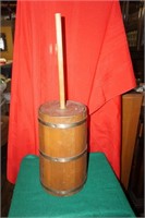 Wooden Butter Churn with Stick