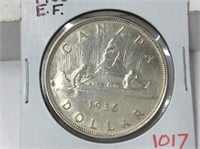 1936 (ef) Can Silver Dollar
