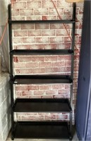 Standing Wood Wall Shelving Unit