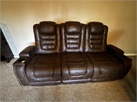 Sofa w/ 2 Recliners (Electric)