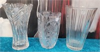 11 - LOT OF 3 VASES (A154)