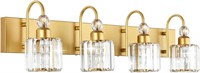 Ralbay Gold 4-Light Vanity Fixture