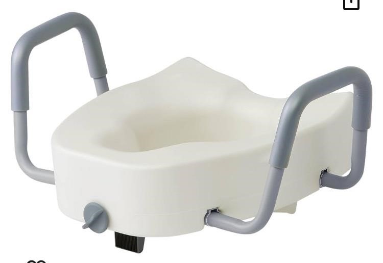 5” raised toliet seat