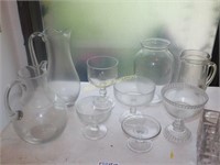 Serving Glassware Collection Lot of 17 Pieces