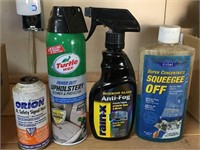 Assorted Upholstery Cleaning Supplies (ATG)