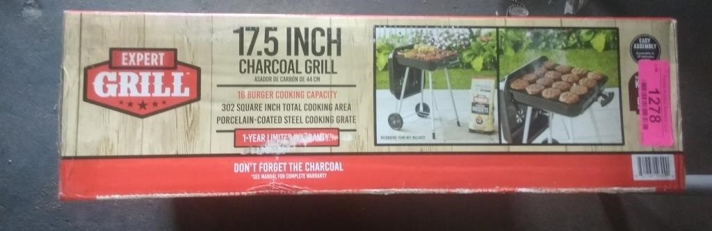 17.5-INCH BBQ GRILL - NEW NEVER OPENED