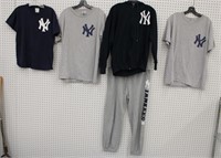 Yankees Shirts & Jacket w/ Sweatpants Size L/XL