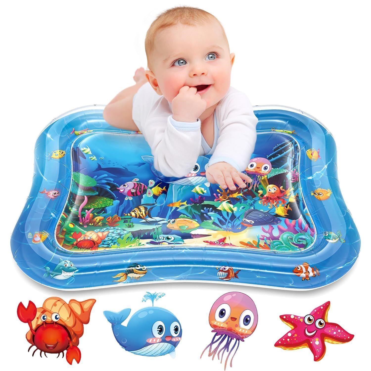 Open Box  / Inflatable tummy time Water Play Mat