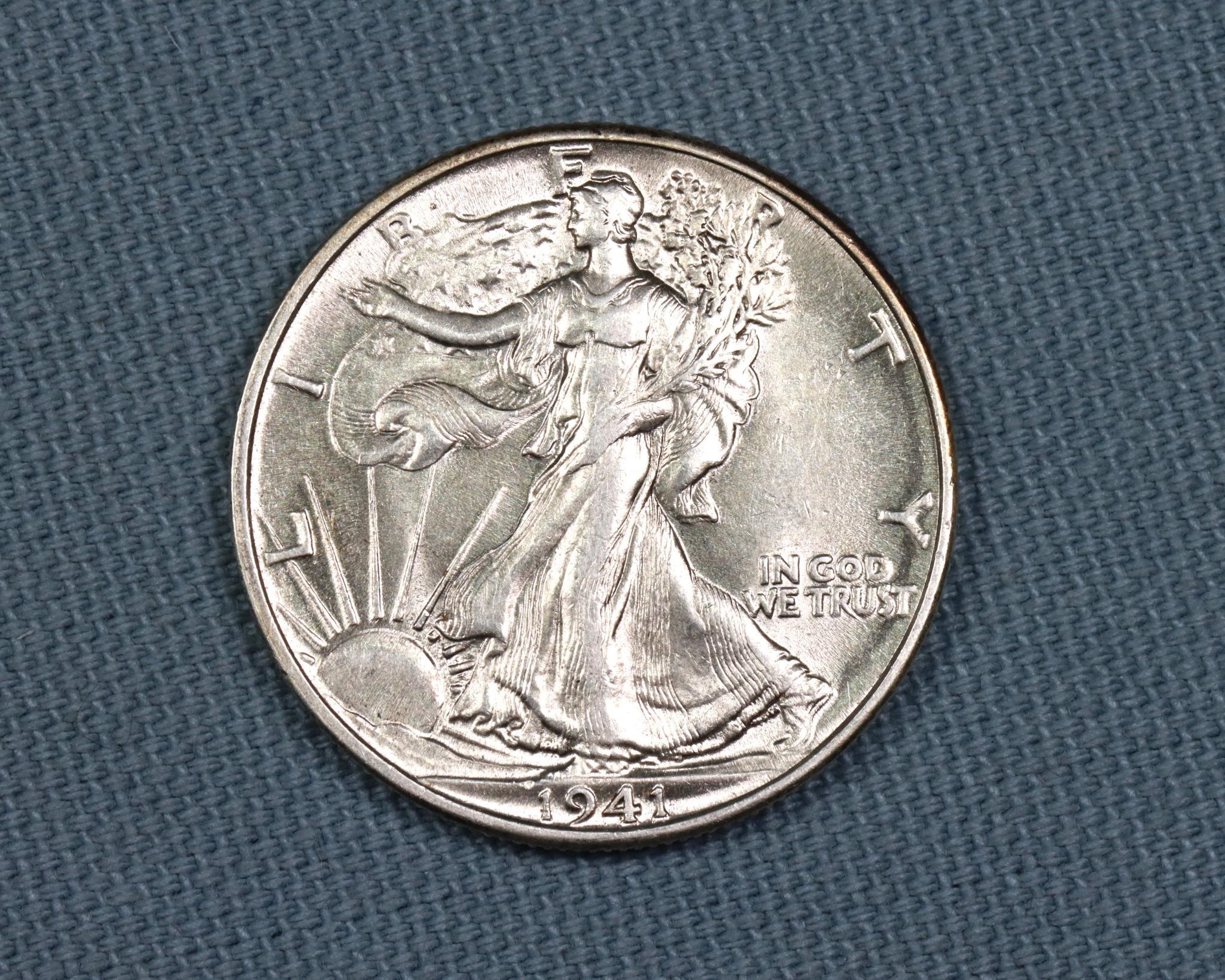 1941 Walking Liberty Half Dollar