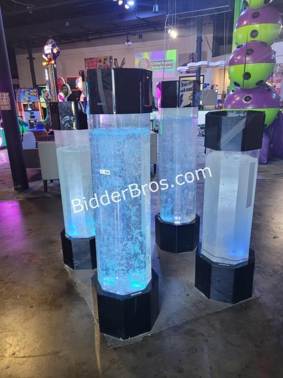 4 Water Bubbly Display Towers