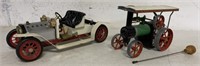 lot of 2 Mamod Model Toys Steam Engine & Car