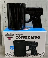 The gun coffee mug