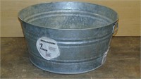 15 gal. Galvanized Wash Basin